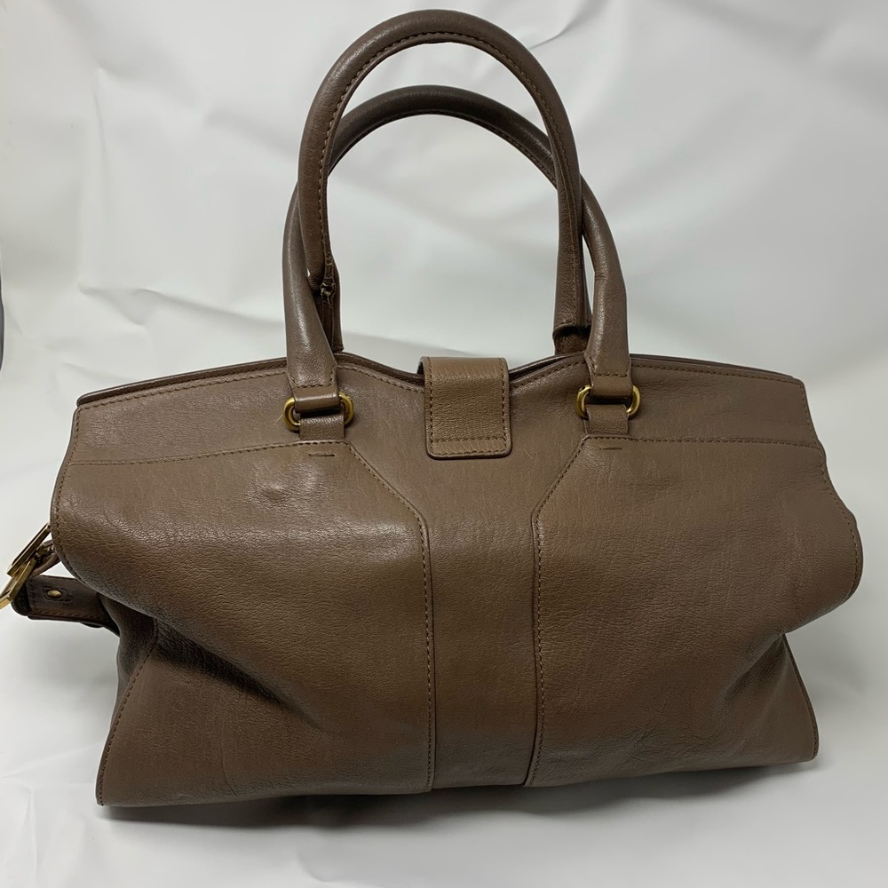 💯 AUTH YSL Saint Laurent Cabas Y Leather Tote - Picture 4 of 12